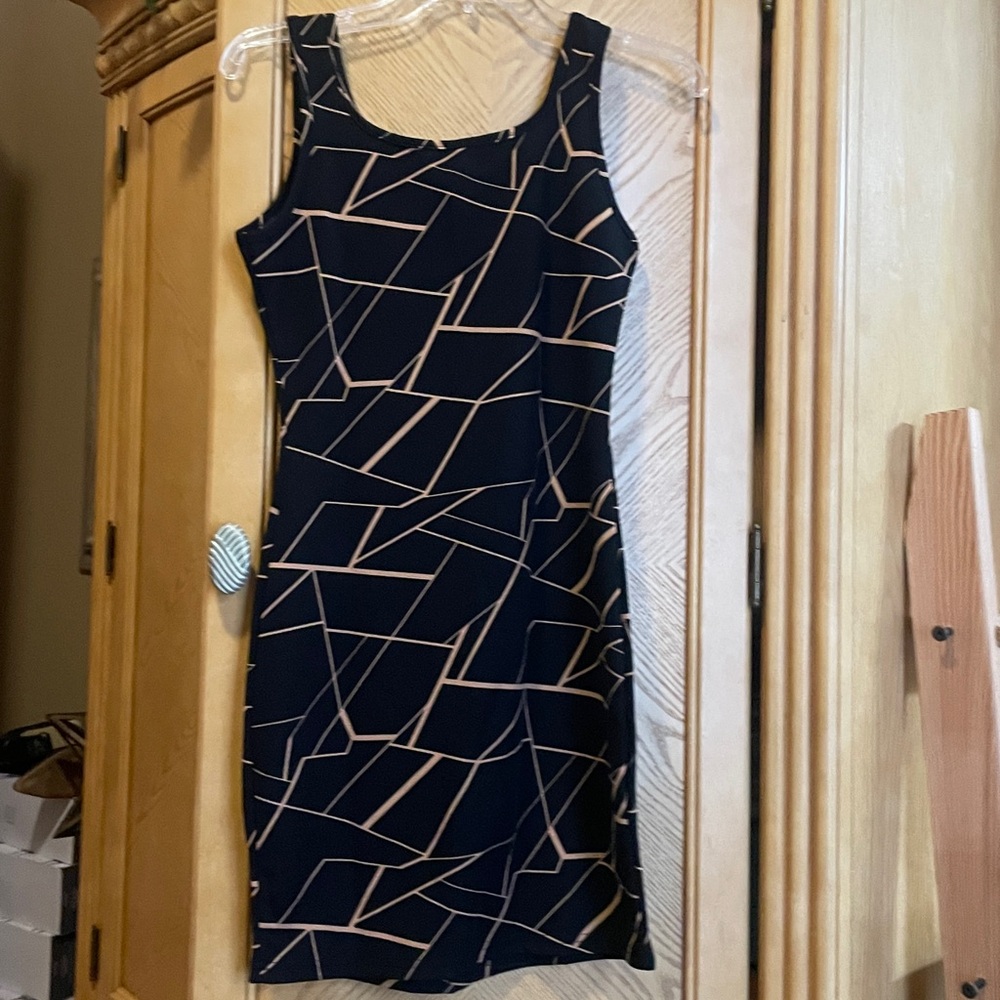 Black and tan tank dress size small - Picture 3 of 3